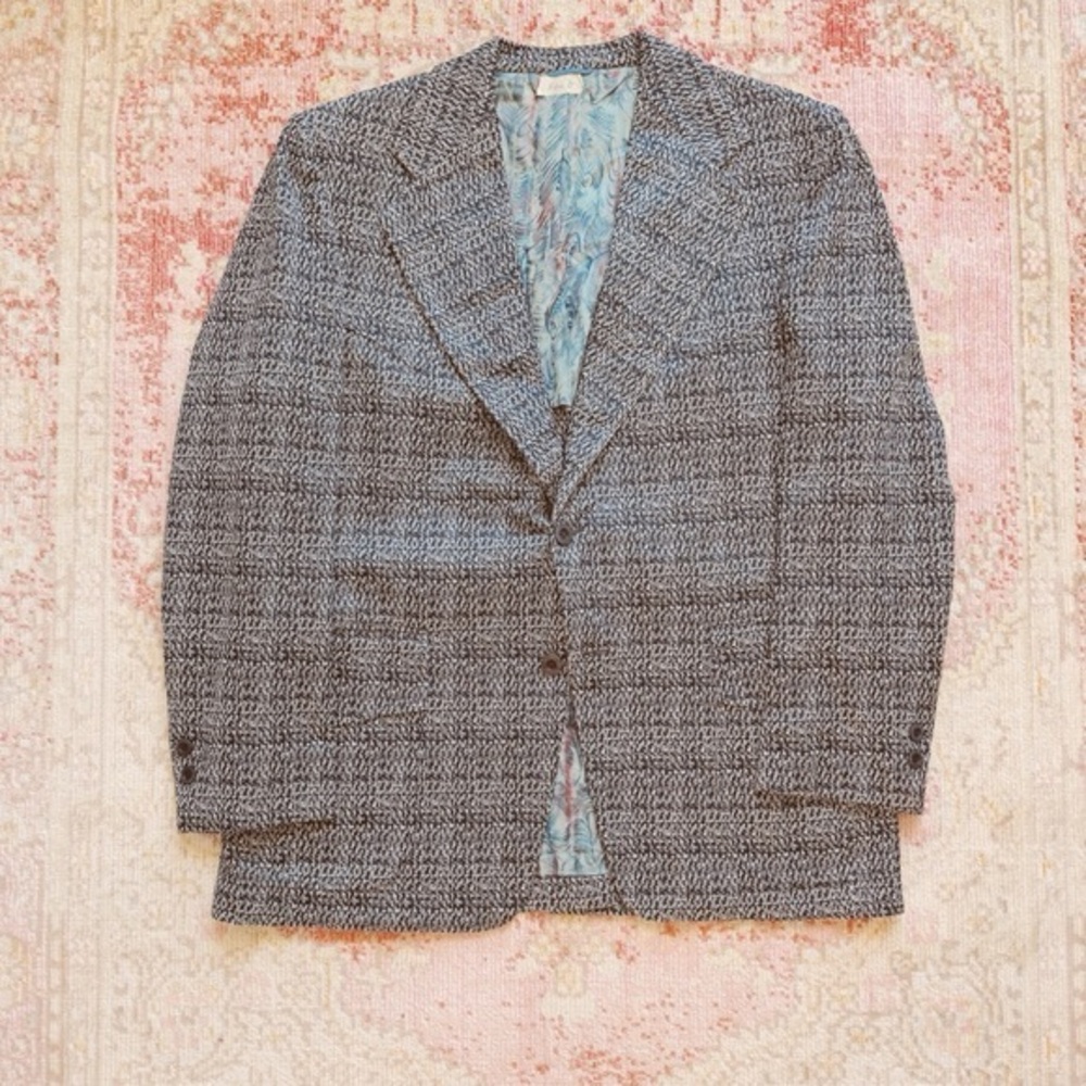 Sears, Men's Gray and Blue Blazer